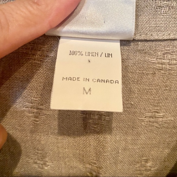 EILEEN FISHER | Linen Vest | Sz M - Picture 4 of 4